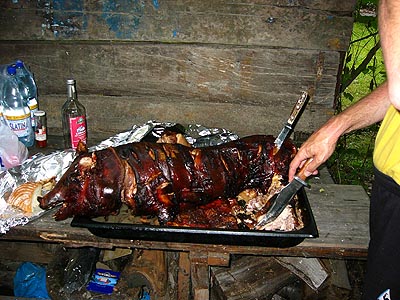 Prv sa do svine pustil Figurka.